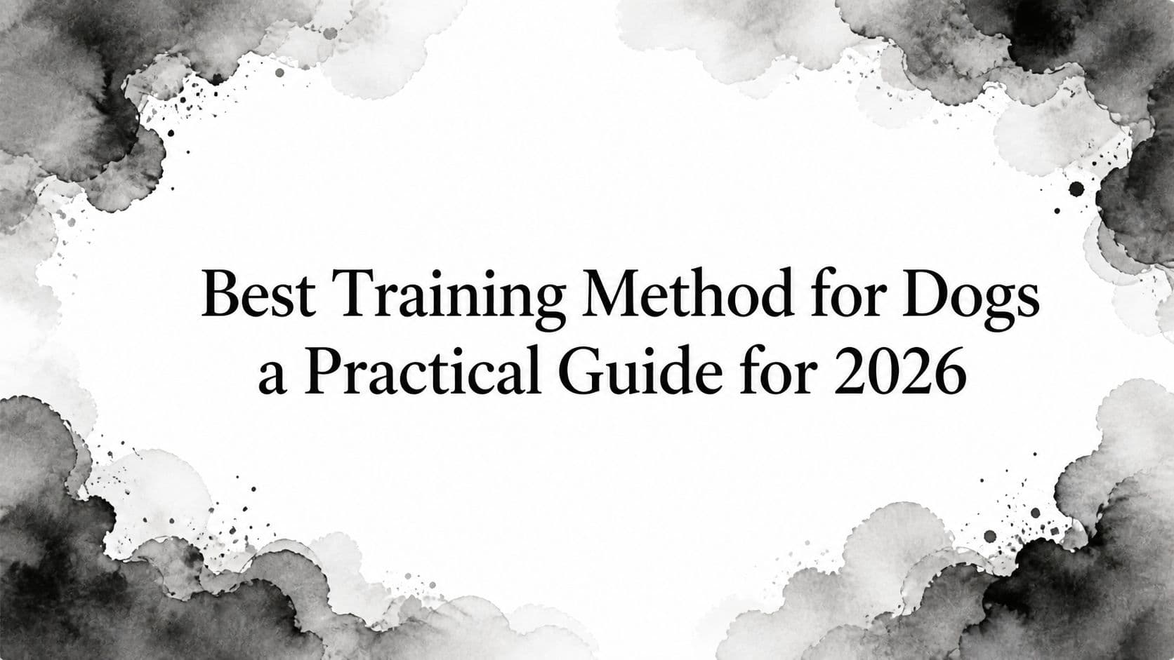 Best Training Method for Dogs a Practical Guide for 2026