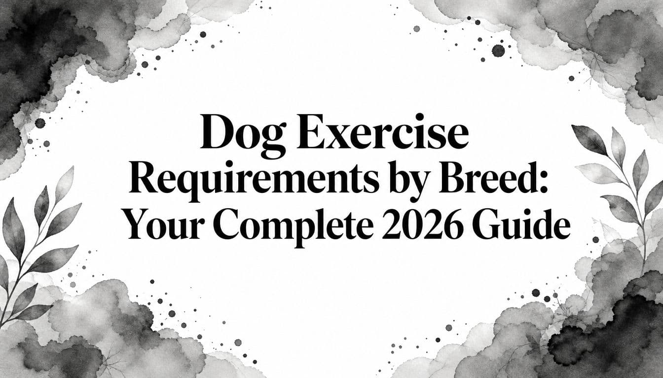 Dog Exercise Requirements by Breed: Your Complete 2026 Guide