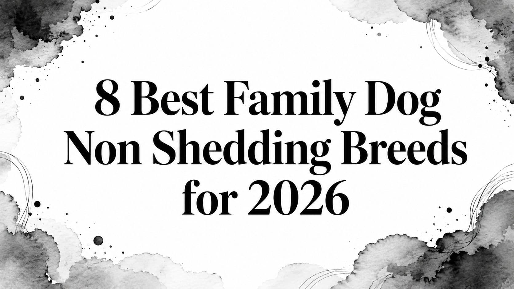 8 Best Family Dog Non Shedding Breeds for 2026